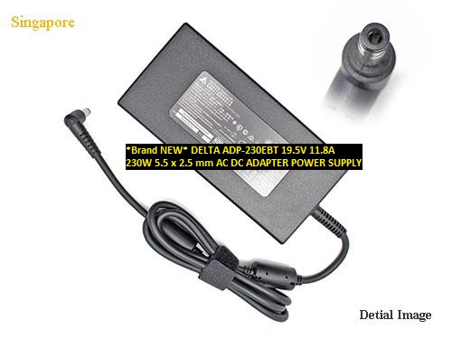 *Brand NEW* 19.5V 11.8A DELTA ADP-230EBT 230W 5.5 x 2.5 mm AC DC ADAPTER POWER SUPPLY